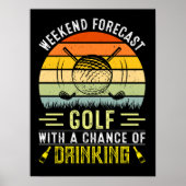 Weekendvoorspelling: Golfen met kans op Drink word Poster (Voorkant)