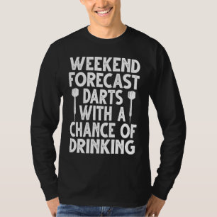 Weekendvoorspelling Pijltjes met een kans op drink T-shirt
