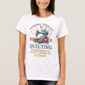 Weekendvoorspelling: Quilten zonder schoonmaak T-shirt (Voorkant)
