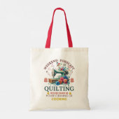 Weekendvoorspelling: Quilten zonder schoonmaak Tote Bag (Achterkant)