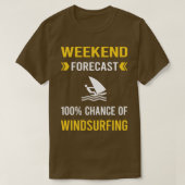 Weekendvoorspelling Windsurfen Windsurfer T-shirt (Design voorkant)