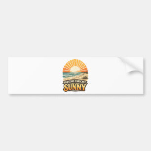 Weekendvoorspelling Zonnig Bumpersticker