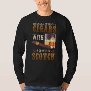 Weekendvoorspellingen voor sigaren en Scotch whisk T-shirt