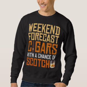 Weekendvoorspellingen voor sigaren en Scotch whisk Trui