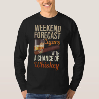 Weekendvoorspellingen voor trekkers en whiskey Sco T-shirt