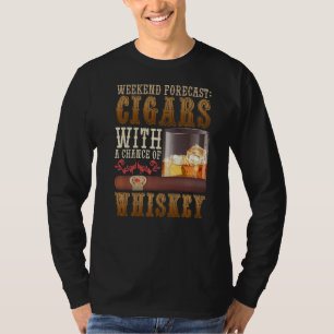 Weekendvoorspellingen voor trekkers en whiskey Sco T-shirt
