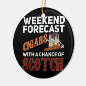 Weekendvoorspellingen voor varkens en Scotch Whisk Keramisch Ornament (Links)