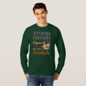 Weekendvoorspellingen voor varkens en Scotch Whisk T-shirt (Voorkant volledig)