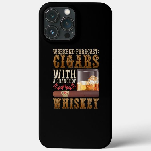 Weekendvoorspellingen voor varkens en whisky Case-Mate iPhone case (Achterkant)