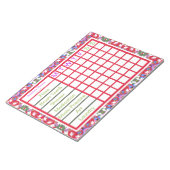 Weekherinneringsplanner voor vrouwen van Fun ADHD  Notitieblok (Schuin)