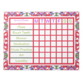 Weekherinneringsplanner voor vrouwen van Fun ADHD  Notitieblok (Voorkant)