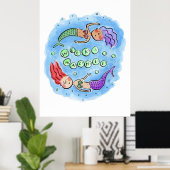 Weeki Wachee Poster (Thuiskantoor)