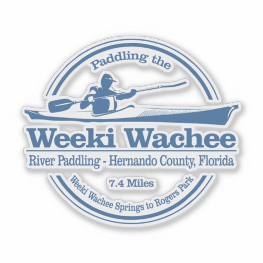Weeki Wachee (SK) Sticker (Voorkant)