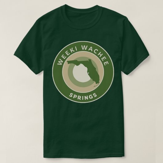 Weeki Wachee Springs State Park Florida Bullseye T-shirt (Design voorkant)