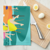 Weekkaart voor vrouwen in de detailhandel theedoek (Quarter Fold)