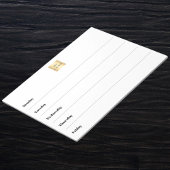 Weekkalender zakelijke logo notitieblok