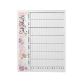 Weekly Blank Planner Notitieblok (Linkerzijde)
