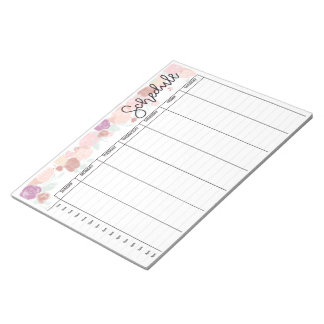 Weekly Blank Planner Notitieblok