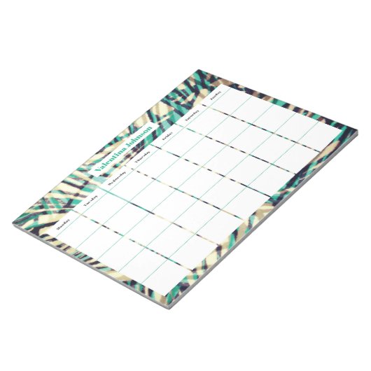 Weekly familie notitieblok (Schuin)