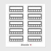 Weekly Habit Tracker Sticker (Vel)