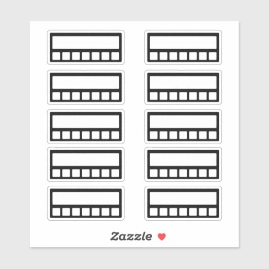 Weekly Habit Tracker Sticker (Vel)