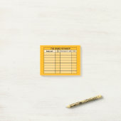 Weekly Homework Post-it Post-it® Notes (Op bureau)