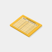 Weekly Homework Post-it Post-it® Notes (Schuin)