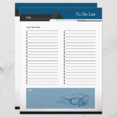 Weekly Planner and To do list template (Voorkant / Achterkant)