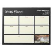 Weekly Planner Buttermere Village England herfst Notitieblok (Voorkant)