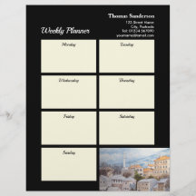 Weekly Planner Mostar City Bosnië Architecture