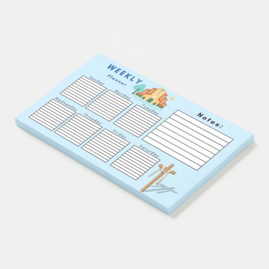 WEEKLY PLANNER POST-IT® NOTES (Schuin)