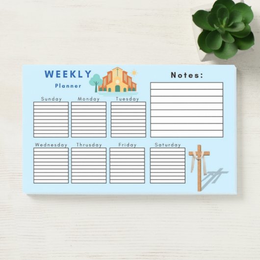 WEEKLY PLANNER POST-IT® NOTES (Kantoor)