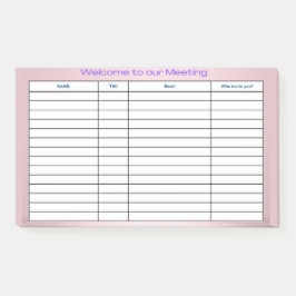 WEEKLY PLANNER POST-IT® NOTES