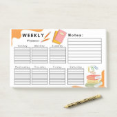 WEEKLY PLANNER POST-IT® NOTES (Op bureau)