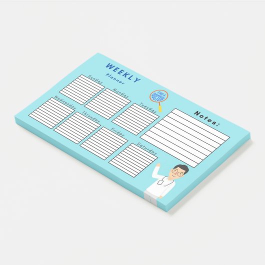 WEEKLY PLANNER POST-IT® NOTES (Schuin)