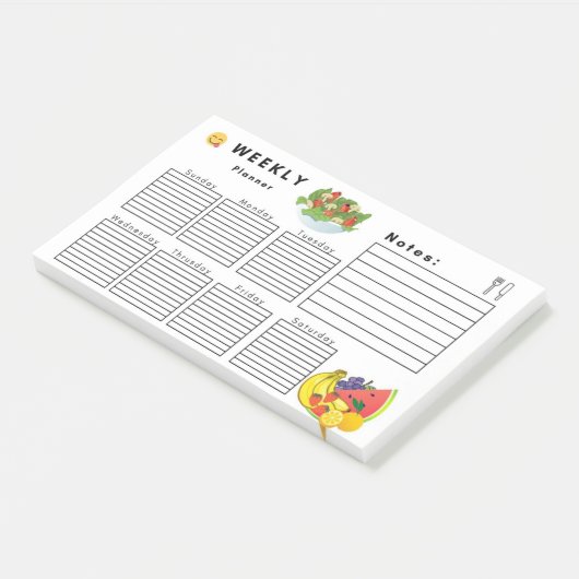 WEEKLY PLANNER POST-IT® NOTES (Schuin)