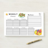 WEEKLY PLANNER POST-IT® NOTES (Op bureau)