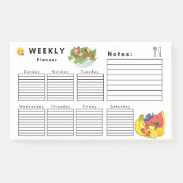 WEEKLY PLANNER POST-IT® NOTES