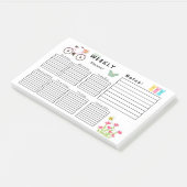 WEEKLY PLANNER POST-IT® NOTES (Schuin)