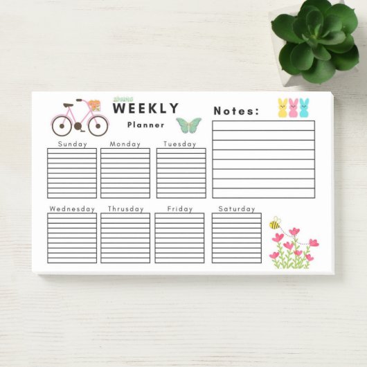 WEEKLY PLANNER POST-IT® NOTES (Kantoor)