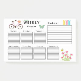 WEEKLY PLANNER POST-IT® NOTES