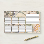 WEEKLY PLANNER POST-IT® NOTES (Op bureau)