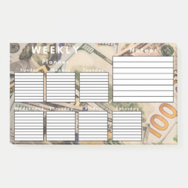 WEEKLY PLANNER POST-IT® NOTES
