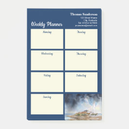 Weekly Planner St Marys Lighthouse Whitley Bay Ver Post-it® Notes