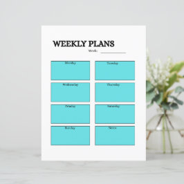 WEEKLY PLANS-blad