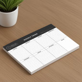 Weekly Task Scheduler Tear-Away Business Planner Notitieblok