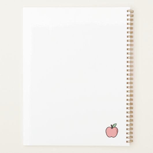 Weekly Teacher Planner: Lessons & Laughs Planner (Achterkant)