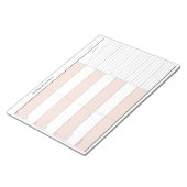 Weekmenuplanner Notitieblok (Schuin)