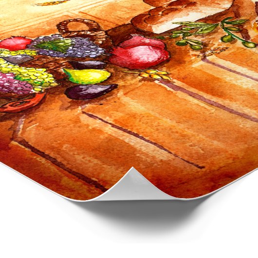 Weekperiode - Inspirerend Pentecost Shavuot Poster (Hoek)