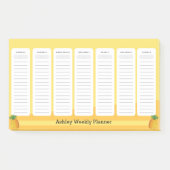 Weekplank anananasstijl post-it® notes (Voorkant)
